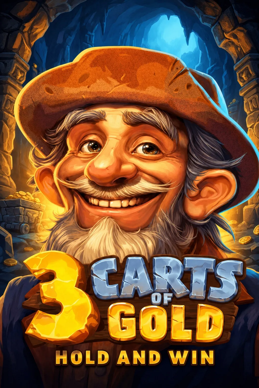 3 carts of gold hold and win