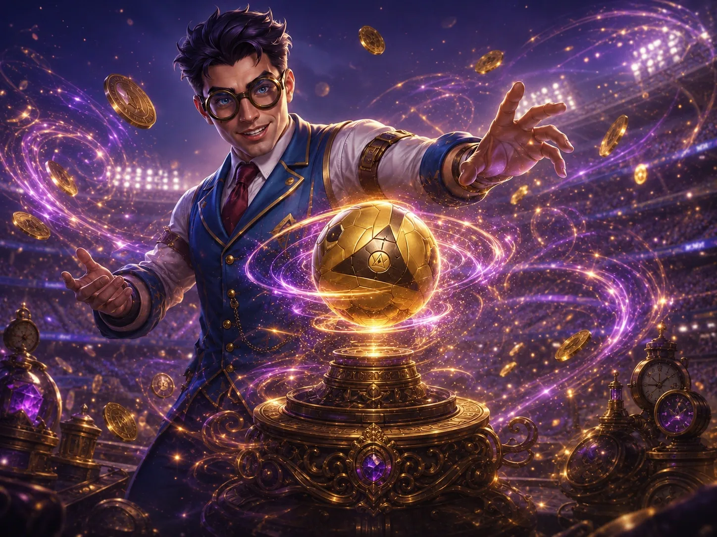 Dark golden steam neon shtorm
