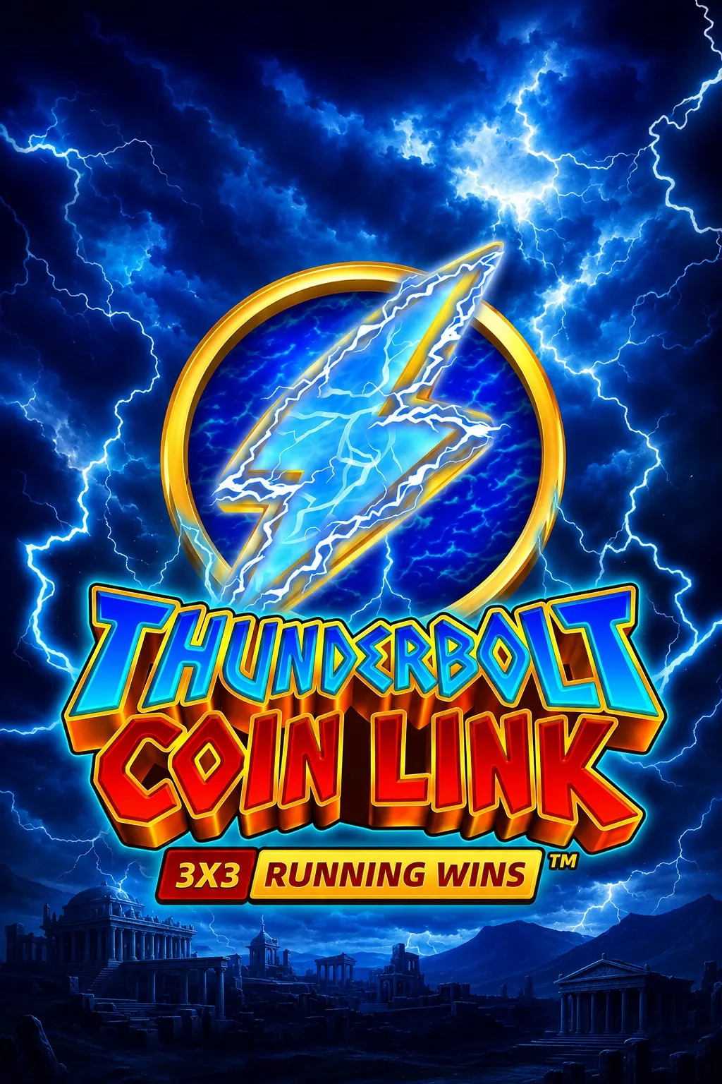 Thunderbolt coin link 3x3 running wins